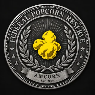 Federal Popcorn Reserve fictional institutional seal.